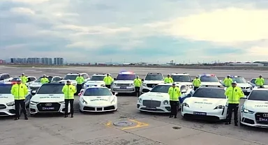 Suç örgütlerinden ele geçirilen lüks araçlar emniyete verildi