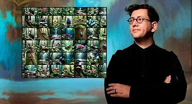 Türk sanatçı Refik Anadol'un yapay zeka destekli eseri Davos'ta