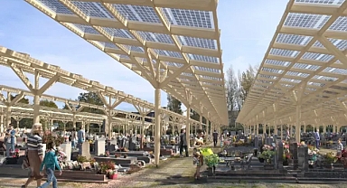 Bu Fransız kasabası mezarlığını güneş enerjisi kaynağı haline getiriyor
