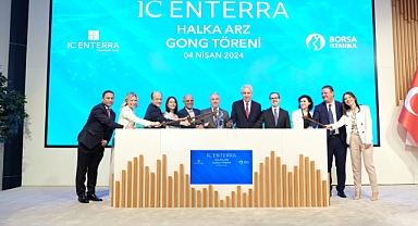 Borsa İstanbul’da gong, “IC Enterra Yenilenebilir Enerji” için çaldı