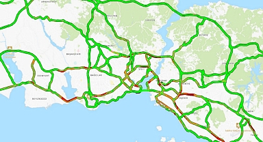 İstanbul trafiği 'bayram' etti!