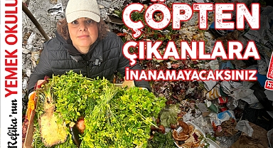 Ünlü Şef Refika Birgül, Gıda İsrafına Dikkat Çekmek ve Boşa Harcama Demek için Çöp Konteynerine Girdi!