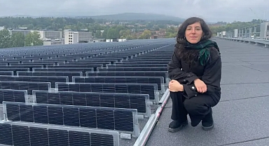 Norveç'in ulusal futbol stadyumu dünyanın en büyük dikey güneş çatısına sahip. Nasıl çalışır?