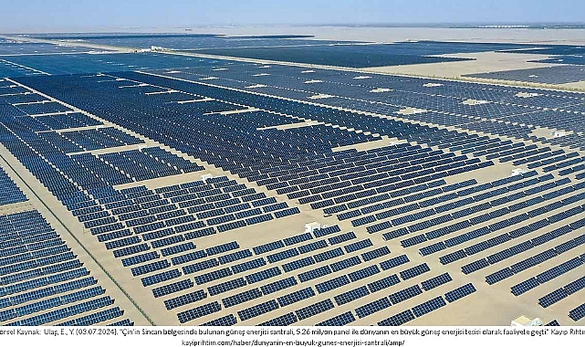Çin, Dünyanın En Büyük Güneş Enerjisi Santralini Kuruyor