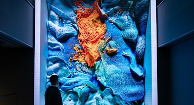 Refik Anadol’un “Büyük Doğa Modeli Türkiye-Flora” İsimli Eseri, Türkiye İş Bankası Resim Heykel Müzesi’nde