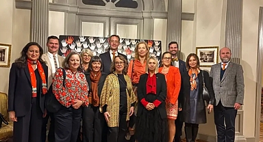 İstanbul'da başkonsoloslar 'Dijital Şiddete Son' temalı resepsiyon düzenledi