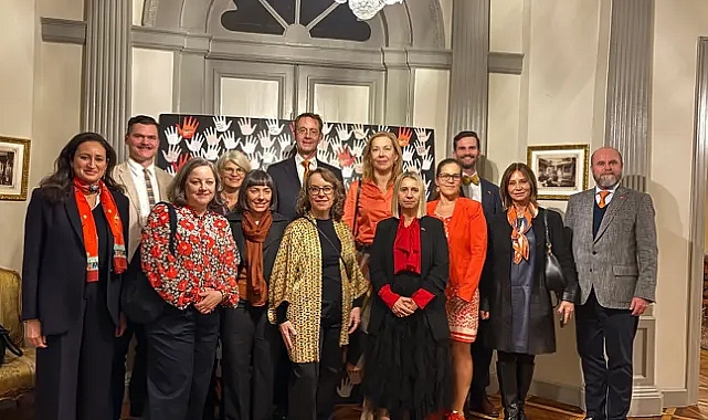 İstanbul'da başkonsoloslar 'Dijital Şiddete Son' temalı resepsiyon düzenledi