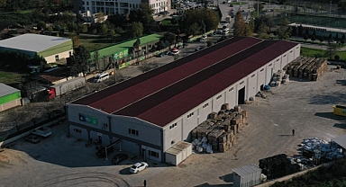 Su arıtma tesisindeki merkezde sanayicinin katı atığı da geri dönüştürülüyor