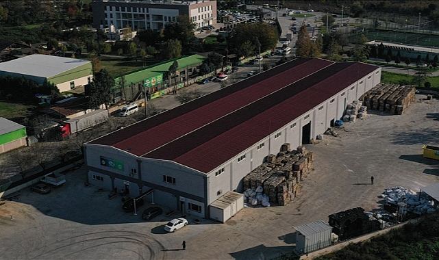 Su arıtma tesisindeki merkezde sanayicinin katı atığı da geri dönüştürülüyor