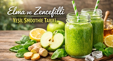 Bağışıklık Dostu Lezzet: Elma ve Zencefilli Yeşil Smoothie