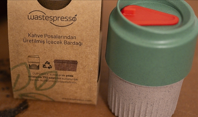 İşletmelerden toplanan kahve posaları çevre dostu ürüne dönüşüyor