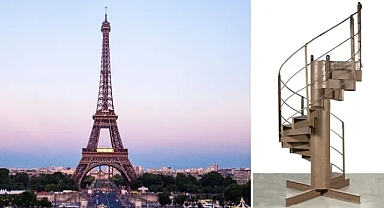 Eyfel Kulesi’nin orijinal spiral merdiveninden bir parça açık artırmaya çıkıyor