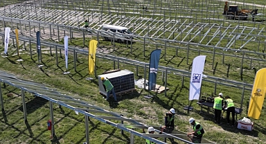 Konya'da yeni güneş enerjisi santralinin başlangıç programı yapıldı