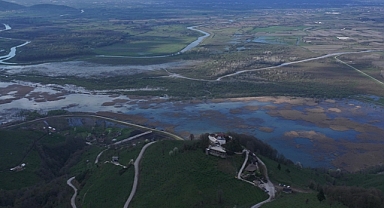 Son yağışlarla suya doyan Efteni Gölü sürdürülebilir su yönetimi projeleriyle koruma altında