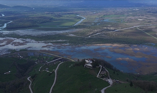 Son yağışlarla suya doyan Efteni Gölü sürdürülebilir su yönetimi projeleriyle koruma altında