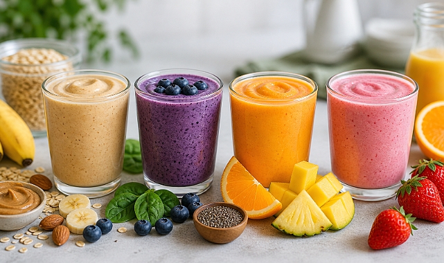 Haftaya Dengeli Başlangıç: Güne Enerji, Zihin ve Bağışıklık Katan Smoothie Tarifleri