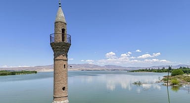 Karakaya Barajı çevresindeki yerleşim yerleri yeniden su altında kaldı