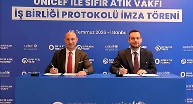 Sıfır Atık Vakfı ile UNICEF Türkiye arasında mutabakat zaptı imzalandı